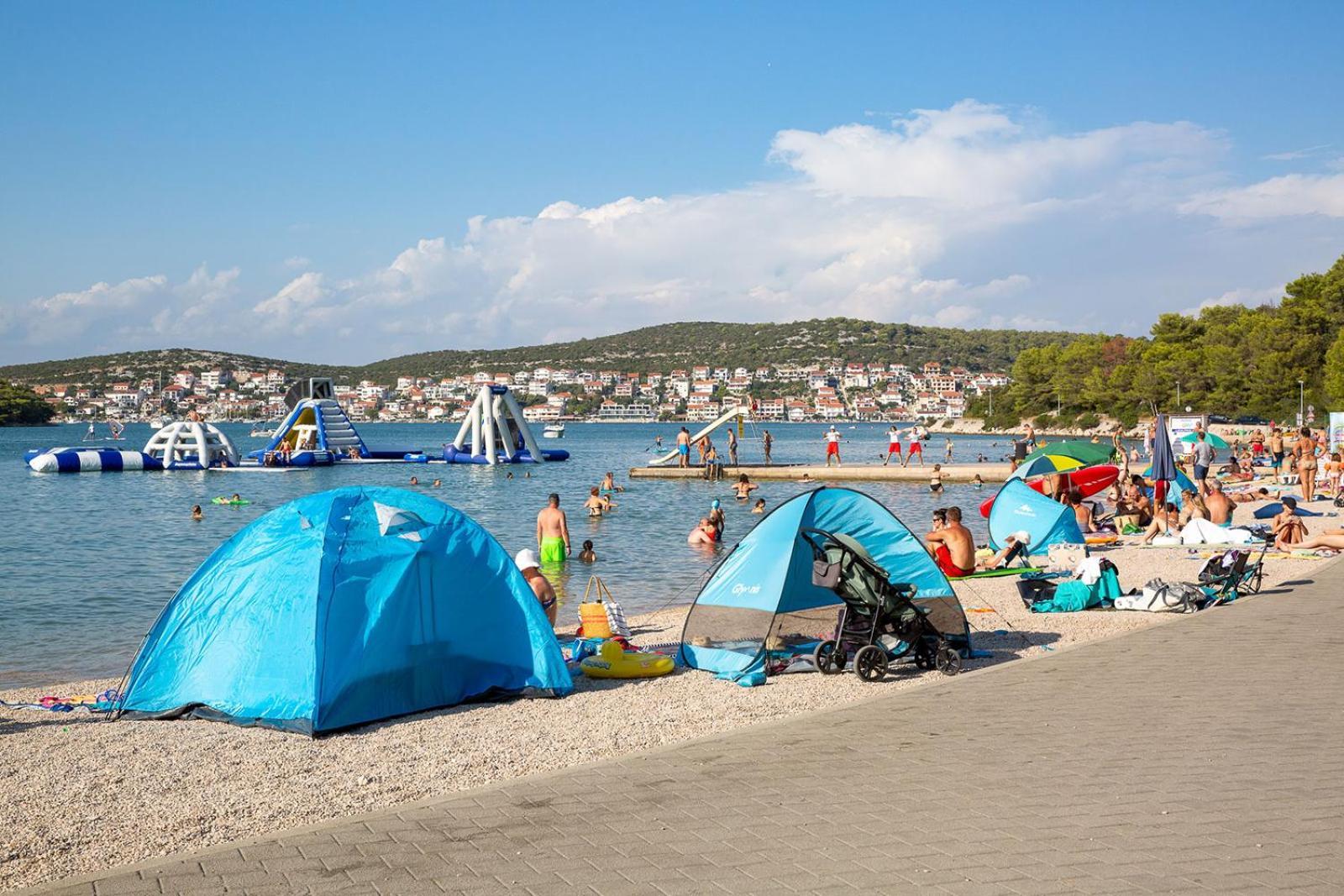 Mobilheim Andrea Wunderschoene Ferienwohnung Direkt Am Meer Jezera Esterno foto